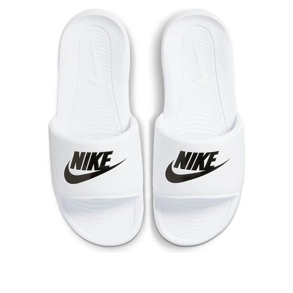 NEW Nike Victori One Slide White Black CN9675-100 Men’s Size 12 - Picture 4 of 7